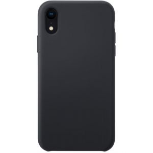 The kase Coque iPhone Xr SoftGel Silicone Noir satin&eacute;