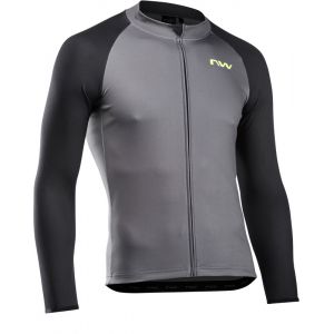 Image de Northwave Blade 4 LS Jersey Men, gris M Maillots route