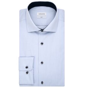 Seidensticker Business Shirt - Light Blue - Size 40 - Iron-Free & Classic Slim Fit