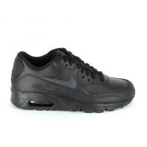 Nike Chaussures enfant Air Max 90 Jr Noir Gris 833412-022 Noir - Taille 38,39,37 1/2,38 1/2,36 1/2