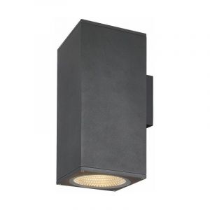 SLV ENOLA applique ext carr&eacute; L anthracite LED 53W 3000K/4000K IP65 up/down (1003438)