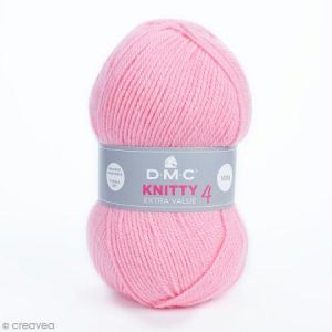 Dmc Laine Knitty 4 - Rose 992 - 100 g
