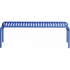 Image de Petite friture Table basse Week-End / Large - 127 x 51 cm bleu en métal