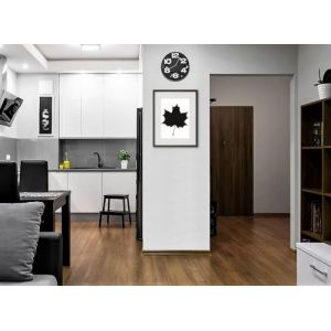 Shot Cadre Photo Feuille erable 30x40cm avec P e Partout Tableau Bois Verre (NOIR)