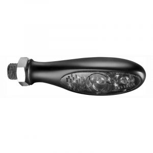 Clignotant LED Kellermann Micro S DF Dark noir avec feu stop et feu ar