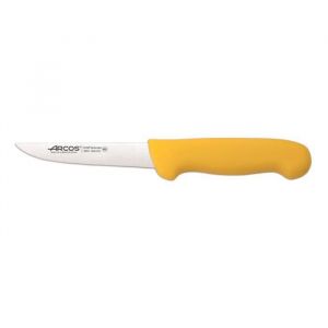 Arcos Couteau à désosser Couleur - Prof 294400 en acier inoxydable Nitrum et mango polypropylène jaune ergonomique avec lame de 13