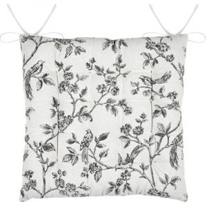 Stof Lot de 4 galettes de chaise &agrave; nouettes clarine