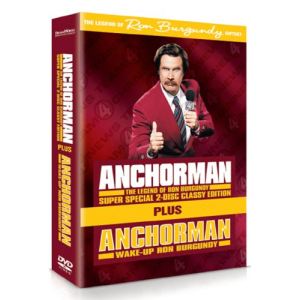 Coffret Anchorman - La Légende de Ron Burgundy + Wake Up, Ron Burgundy The most Movie