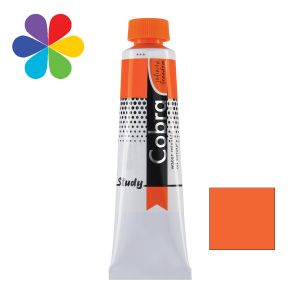 Cobra Tube de peinture à l'huile 40ml - rouge pyrrole clair n°340 - udy