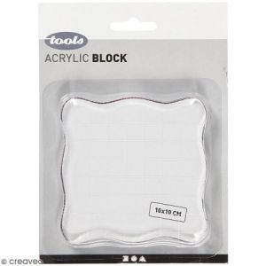 Creotime Bloc acrylique 10 x 10 cm
