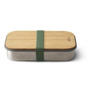Black+Blum Boîte à sandwich Stainless Steel acier olive 22 x 15 cm