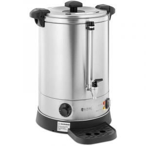 Royal Catering Distributeur D'Eau Chaude Bouilloire Percolateur Professionnel Inox 2500W 13,5L