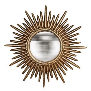 Emde Miroir convexe doré soleil 26cm