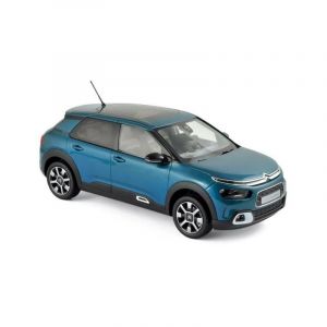 Norev Citroën C4 Cactus 2018 - Bleu émeraude & Blanc déco