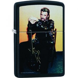 Image de Zippo Johnny Hallyday et sa guitare