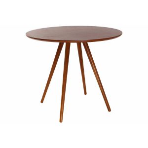 Miliboo Table à manger design ronde noyer D90 ARTIK
