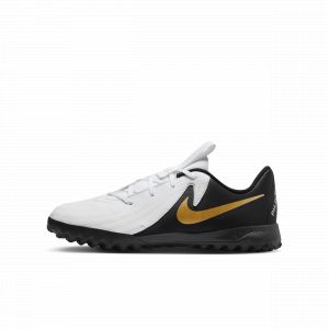Nike Chaussure de foot Jr. Phantom GX 2 Academy TF pour enfant/ado - Blanc - Taille 38 - Unisex