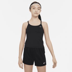 Nike Dri-Fit Big Kids Tank Soutien-gorge Sport Filles - Noir