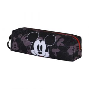 Disney Mickey Mouse Year-Trousse Carr&eacute; Fan 2.2, Noir, 22 x 9 cm