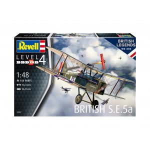 Revell British S.E.5a 100 Years RAF (British Legends) 1:48 Model Kit