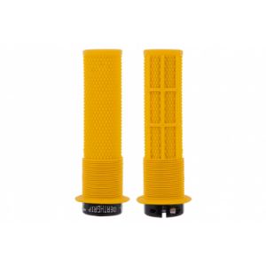 DMR Paire de grips deathgrip avec flanges jaune