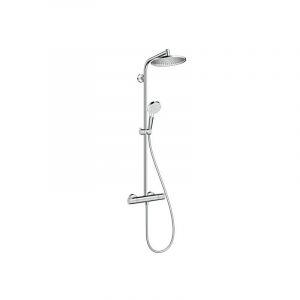 Hansgrohe Showerpipe Crometta S 240 Colonne de douche 1jet avec mitigeur thermostatique EcoSmart (HG-27268000)