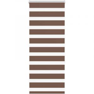 VidaXL Store zèbre marron 60x150 cm largeur du tissu 55,9 cm polyester