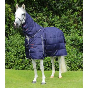 Couverture d'écurie pour cheval avec couvre cou Premier Equine Hydra 200g