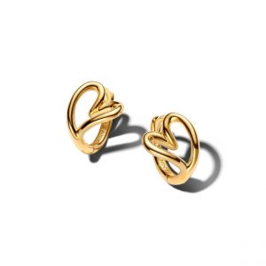 Pandora Petites Cr&eacute;oles C?ur Organique Dor&eacute;es