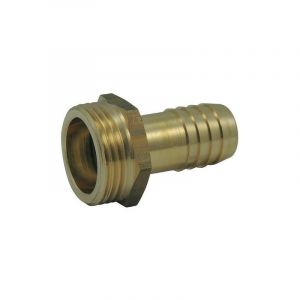 Ezfitt Raccord Male fileté - cannelé Male en Laiton - Ø 3/8 Pouce x 13mm