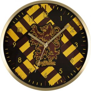Harry Potter Disney HP3044 Horloge Murale avec Cadre en métal Jaune et Noir