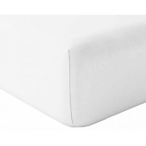 Image de Declikdeco Drap housse coton ALABAMA gris perle