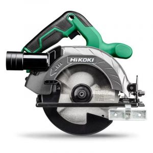 Hikoki Akku-Handkreissäge C1806DA (18V, Li-Ion, Sägeblatt Ø165, max. Schnitttiefe 57 mm, Spaltkeil, werkzeuglose Einstellung von Schnitttiefe und Neigungswinkel, Zubehör, ohne Akku und Ladegerät)