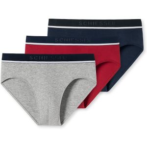 Schiesser 95/5 Organic Lot de 3 Slips, Assortiment 3_179571, XXL Homme