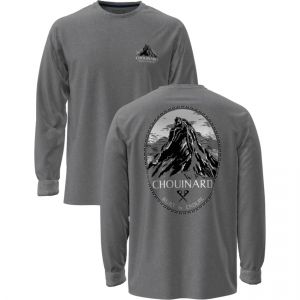 Patagonia T-shirt Chouinard Crest manche longue gris - L