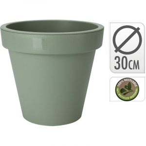 Progarden Pot de fleurs rond vert pastel plusieurs diamètres Ø 30 cm