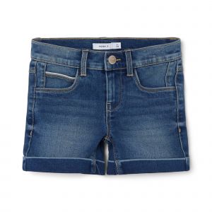 Image de name it NKFSALLI Slim DNM Shorts 6470-TX Noos, Denim Bleu médium, 152 cm Fille