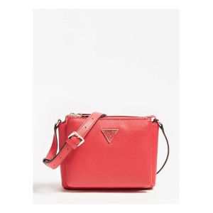 Guess Sac Bandouliere BECCA DOUBLE ZIP CROSSBODY Rouge - Taille Unique