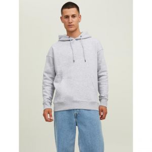 Image de Jack & Jones Sweat à Capuche Basic Light Grey Melange XXL Light Grey Melange XXL