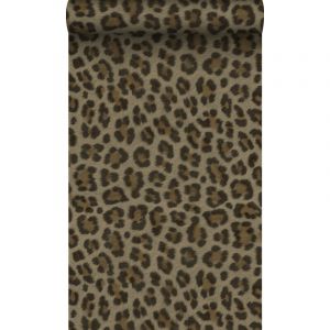 Origin Wallcoverings papier peint peau de léopard marron et beige - 0,53 x 10,05 m - 347801