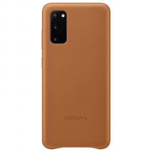 Samsung Coque S20 Cuir marron