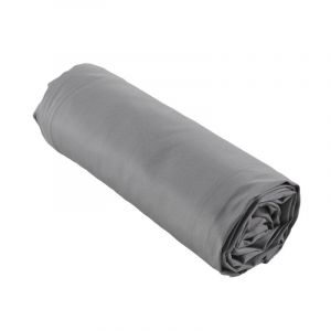 Drap Housse "Percaline" 160x200cm Anthracite Prix