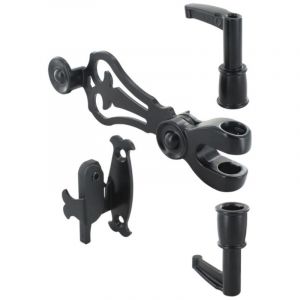 Store Menuiserie - Espagnolette, Aluminium, Noir, Design Traditionnel, Fermeture pour Volet Battant, Fabrication Française