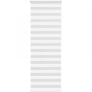 VidaXL Store zèbre blanc 90x230 cm largeur du tissu 85,9 cm polyester