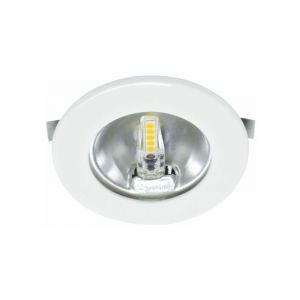 Aric Spot Led Encastré S307 - 1,8w - 3000k - Rond - Plastique/zamac - Blanc - Non Dimmable