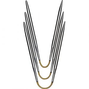 Addi 160-2 3.25 Aiguilles À Tricoter Crasytrio, Metal, Silver, 14 x 10 x 1 cm