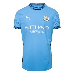 Puma T-shirt de football mcfc home authentic team homme light ble