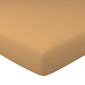 Drap housse flanelle DR. YOUHOU - caramel