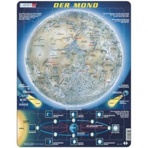 Larsen Puzzle Cadre - Der Mond (en Allemand)