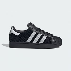 Adidas Originals Superstar II Beaded Women's, Black - Taille 38 2/3